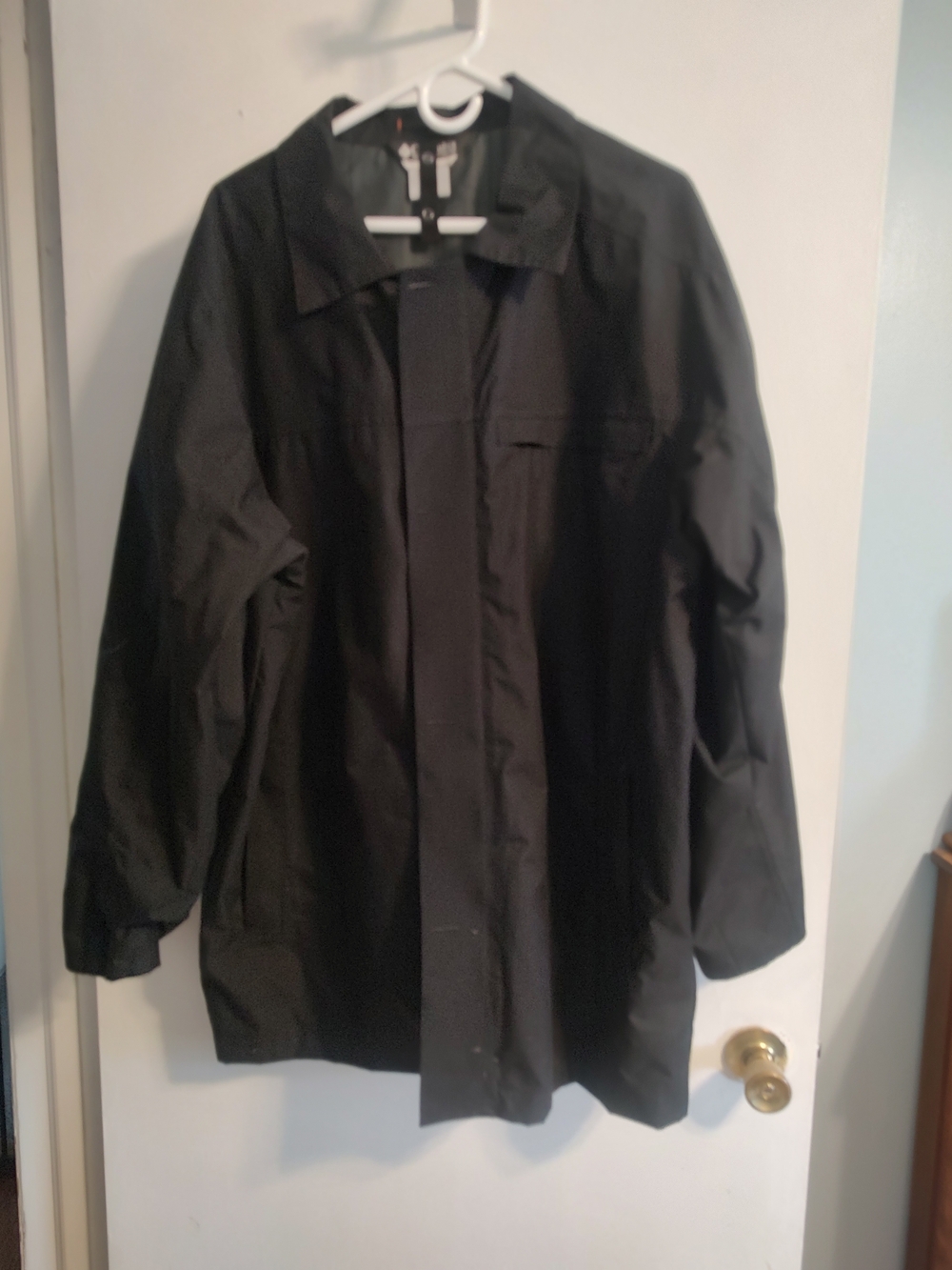 Columbia Black Raincoat Men's Waterproof Shell